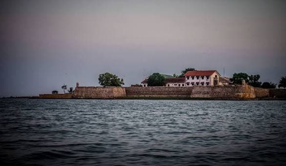 Historic Batticaloa Fort in eastern Sri Lanka