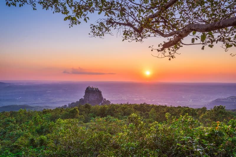 Luxury resort overlooking Sigiriya