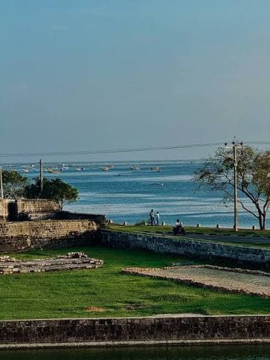 Historic Jaffna Fort overlooking the northern coastline